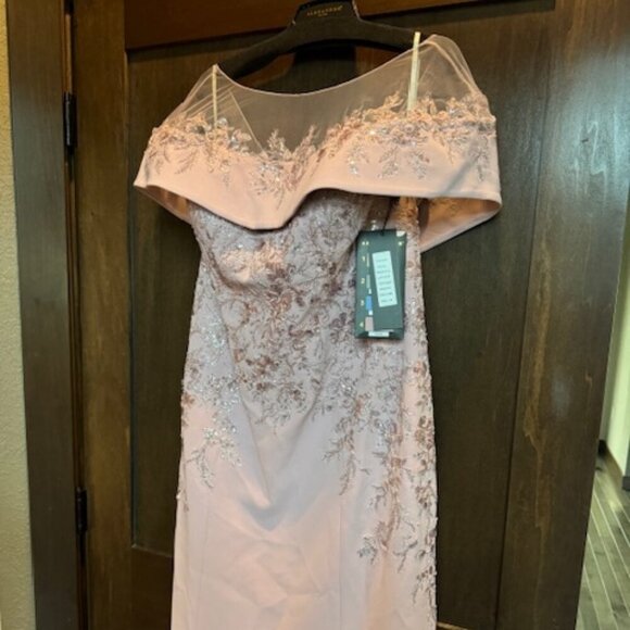 NWT Alexander by Daymor 1866F23 Mother of the Bride Dress Quartz Size 14 - Picture 8 of 10